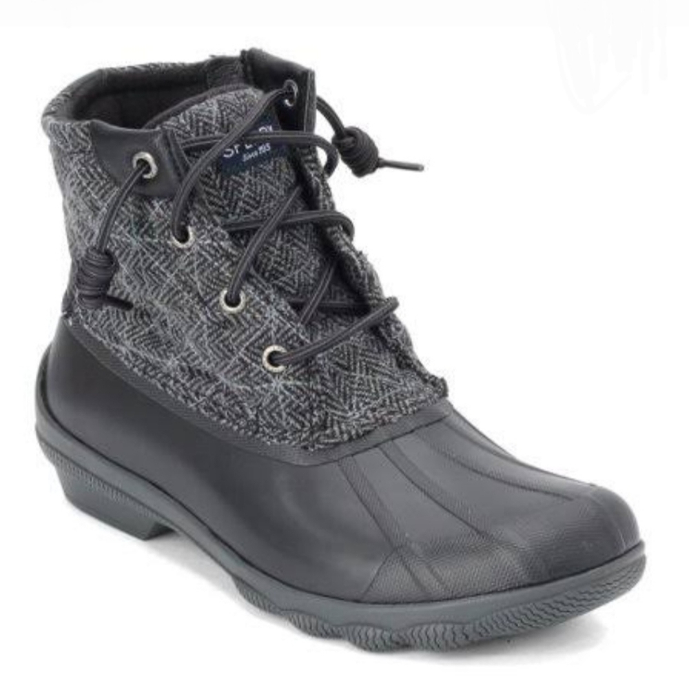 Sperry Syren Gulf Duck Boots Herringbone